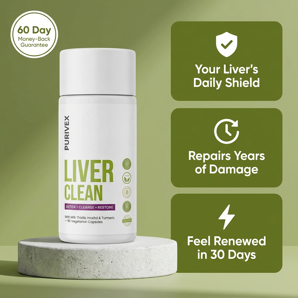 Liver Clean - European Pharmaceutical Grade Liver Protection & Recovery by Purivex™