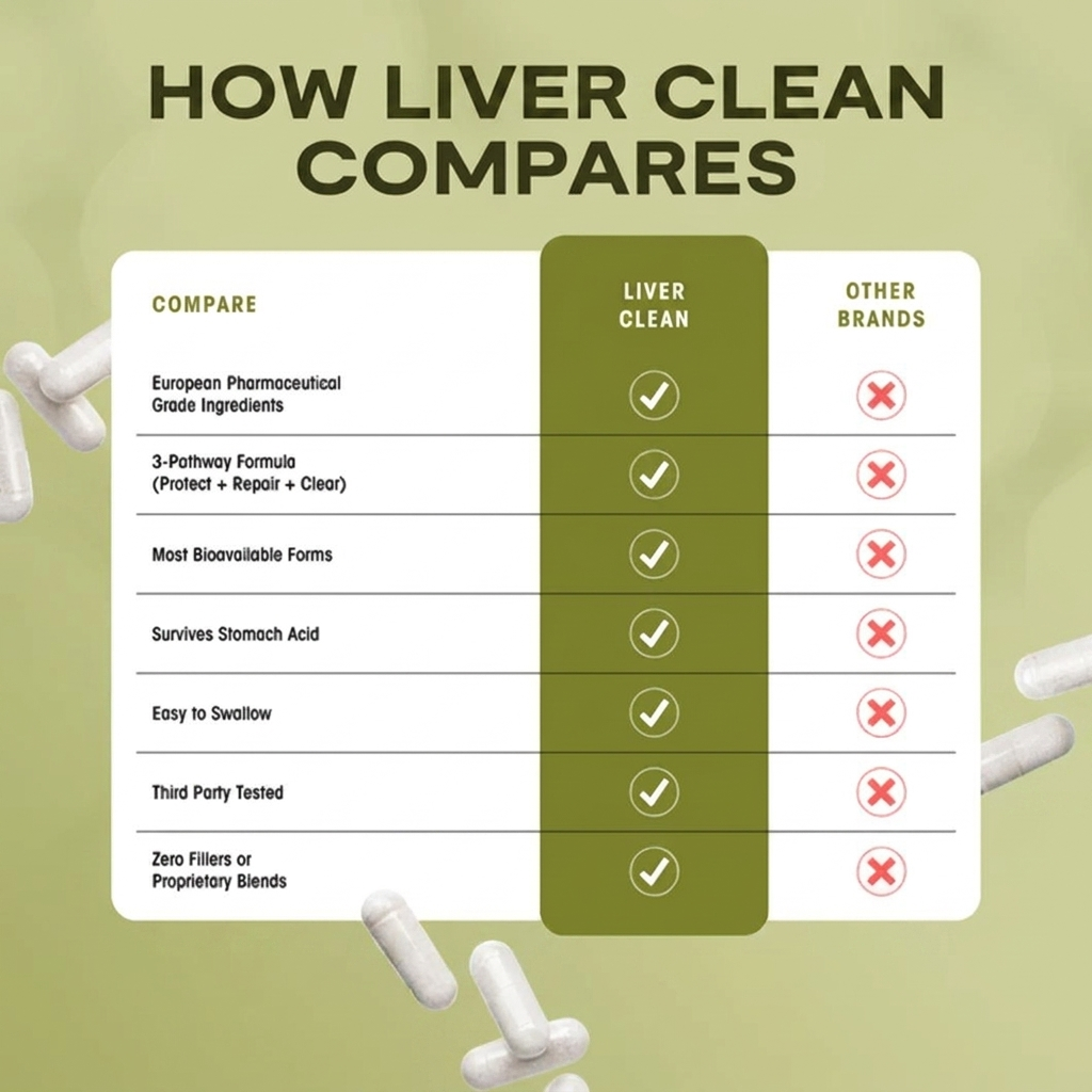 Liver Clean - European Pharmaceutical Grade Liver Protection & Recovery by Purivex™